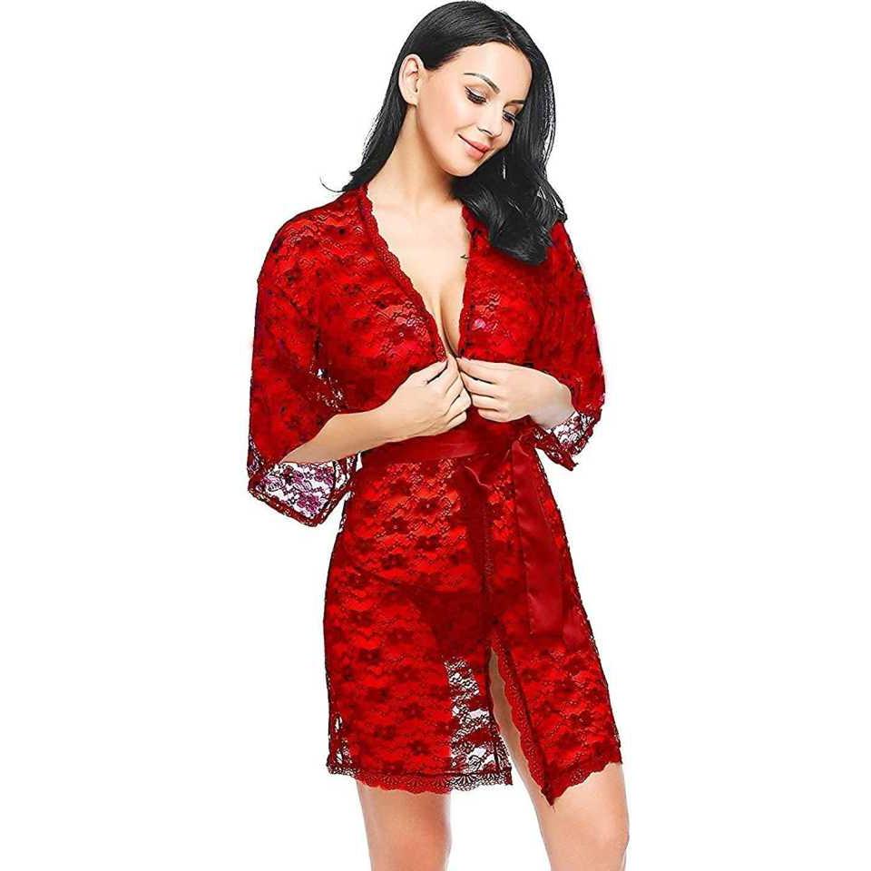 Ladysta Lingerie  Rob  Nightwear Free size (S M L)