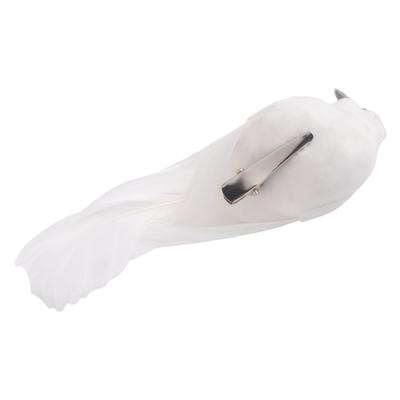Vogel Künstliche Tauben Zuhause Innen Liebhaber Friedenstauben Künstliche Schaumstofftauben Schaumstoff Langer Schwanz Liebhaber Verzierung 13X4 cm