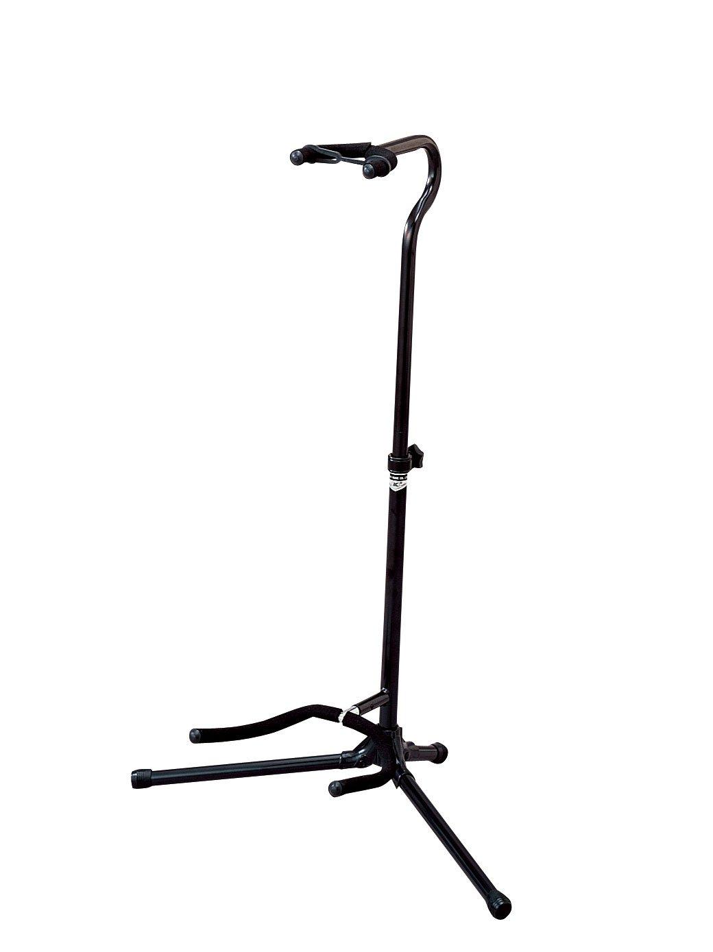 

Подставка для гитары Kiktani, лакированная резина, в комплект входит защитная накладка от падения GS-109B/1 чёрный