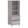 VidaXL Highboard Sonoma Grey 40x36x110 Cm Engineered Wood 831506