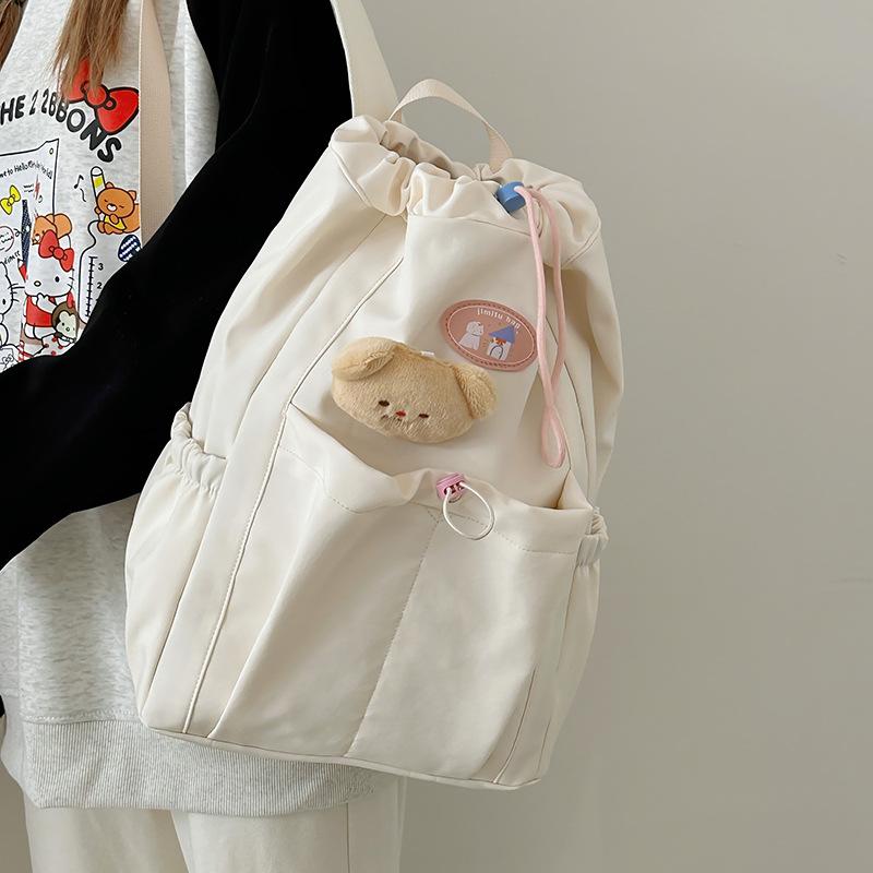 New shoulder bag large capacity casual backpack light sports high sense backpack cross-border schoolbag women's tide
