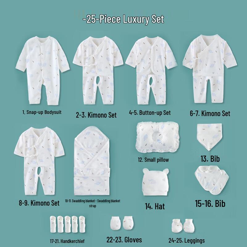 INSAHO Newborn Cotton Baby Gift Set