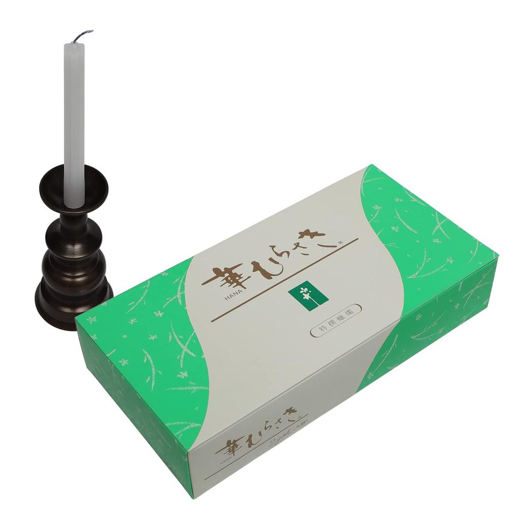 Tokai Seiro Candles, Hana Murasaki, Size 2, Large Box of 80 Candles, 151-13