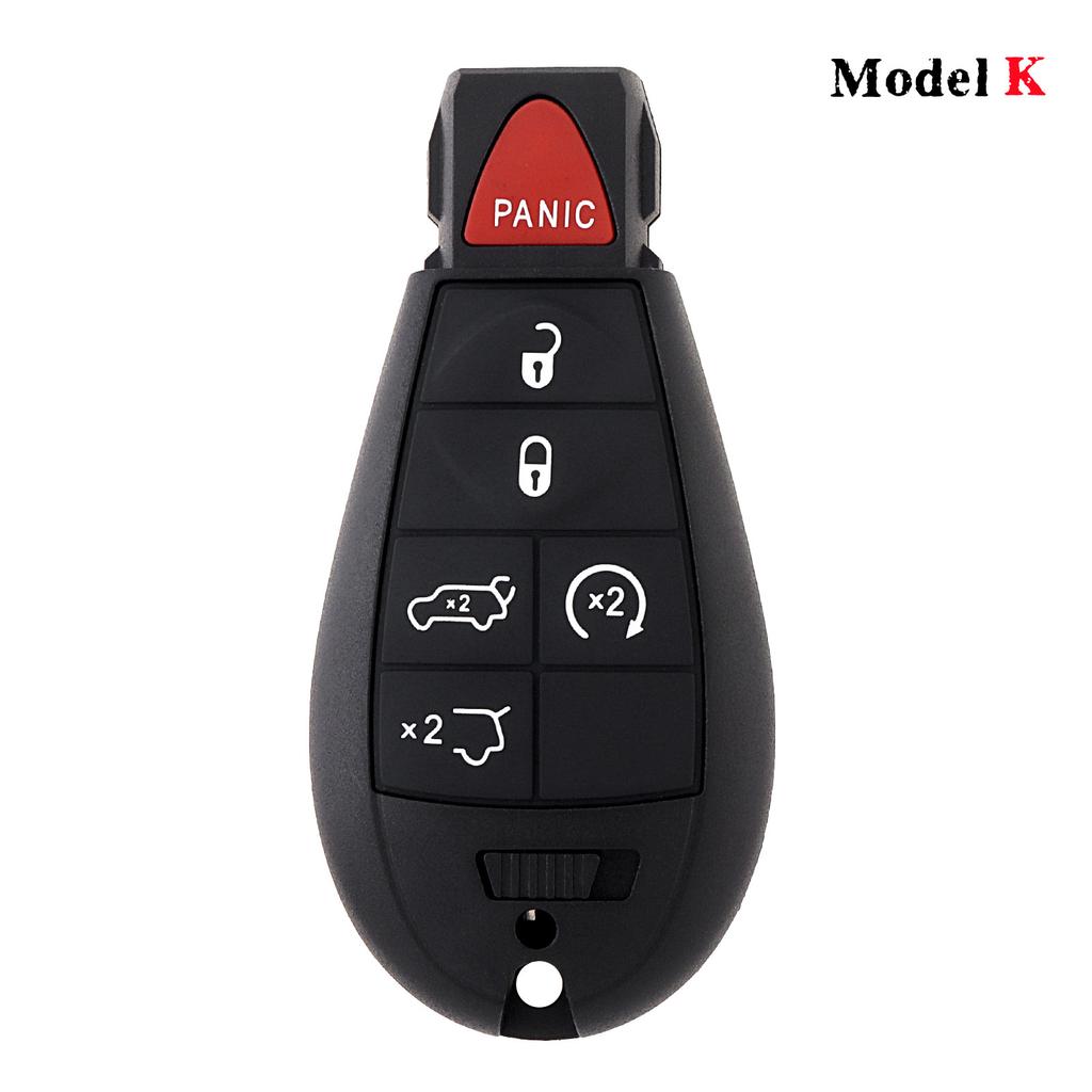 3/4/5/6/7 Buttons Car Remote Key Gq4-53T 56046955 Fit For Jeep,Chrysler,Dodge Ram- 1500 2500 3500 4500 5500 Key Shell Case