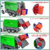 Large Garbage Truck Toy, Automatically Drives, with LED Lights, Large Capacity, Includes Trash Can, Educational Toy for Kids, Birthday/Christmas Gift