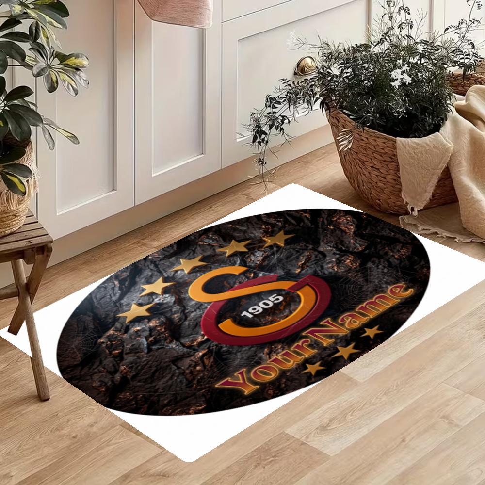 Galatasaray1 Customize Your Name Kitchen Floor Mat Nonslip Carpet Doormat Suitable For Living Room Kitchen And Bathroom Home Decor