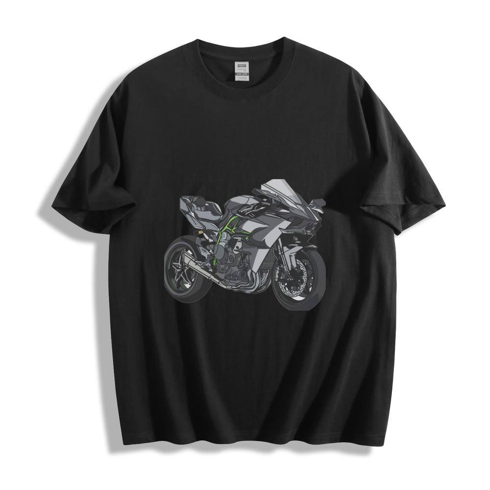 Green Edge Racer T-Shirt - Sleek Ninja Art Unisex Tee