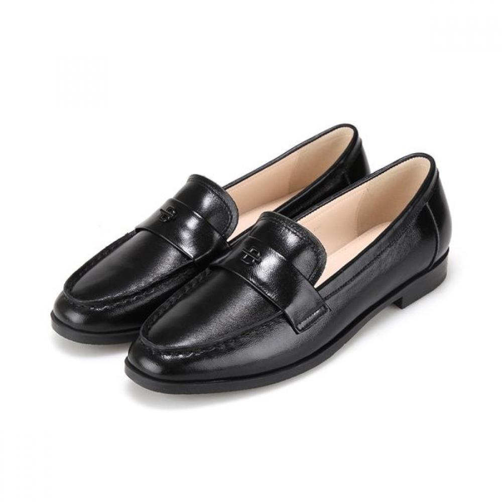 Barbara LambSkin Slim BaSic CaSual Women S Loafer 2cm Blj145bk 250mm