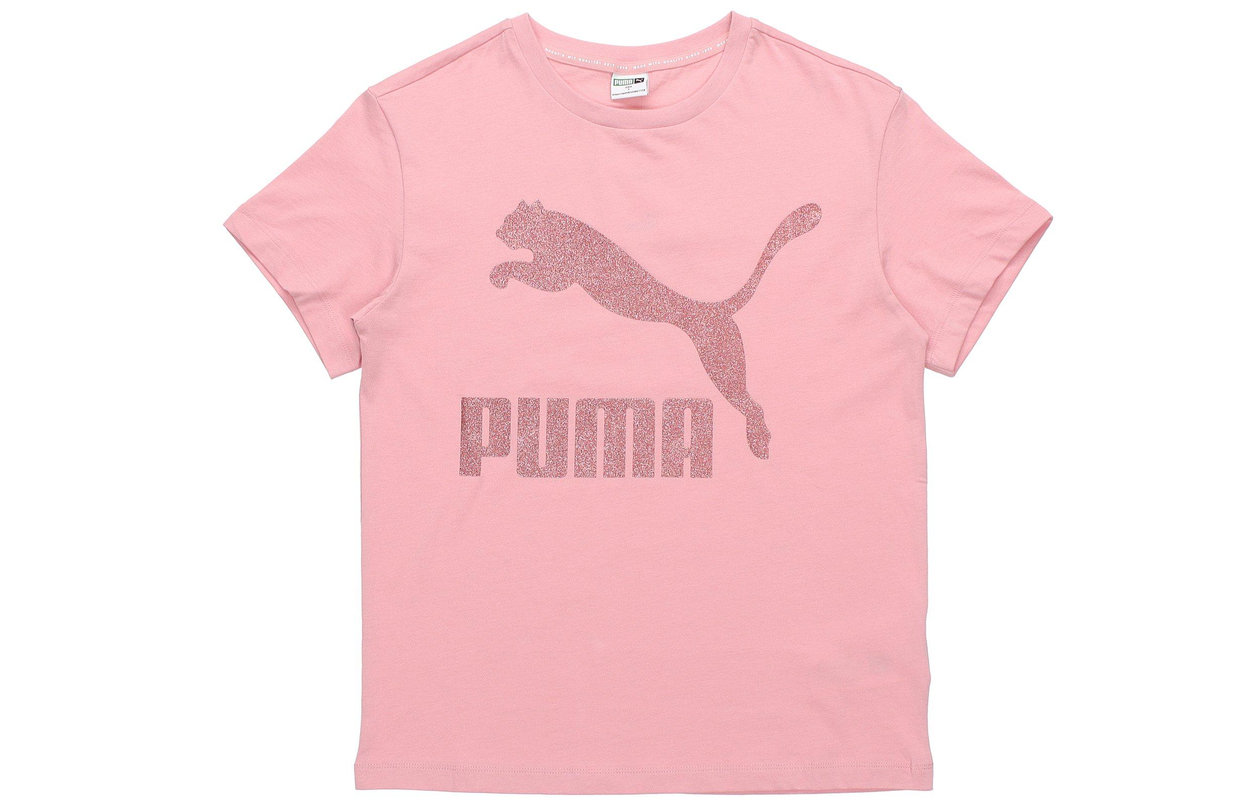 PUMA Set in Sleeve T Shirt Women s Pink 530005-14 XS