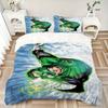 3pcs Green Lantern Cover Set,Soft Comfortable Duvet Cover,Guest Room (1*Duvet Cover + 2*Pillowcases, Without Core) Yy251024062