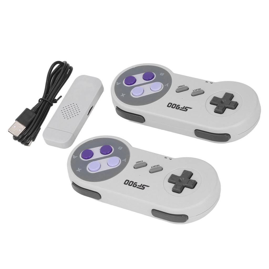 Paar Wireless-Spielkonsolen-Speicherkartensteckplatz Plug-and-Play Ergonomischer Retro-Videospiel-Stick für SF