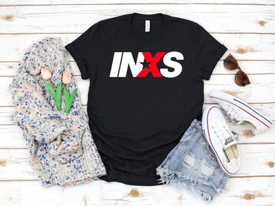 26 INXS Tshirts White   Black Women's 3 4 Short Sleeve T-Shirt A101 Unisex T-Shirt