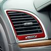 Für 2011-2022 Chrysler 300 Autozubehör Luftausströmerabdeckung AC-Auslassverkleidung Aufkleber Kohlefaser-Interieur