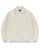MAHAGRID Hairy Collar Knit Ivory(Mg2Efmk642A)