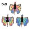 3Pcs/Set Butterfly Costume Women Wings Set Adult Girls Fancy Dress Cape Headband Lace Eyes Cover Carnival Party Accessories