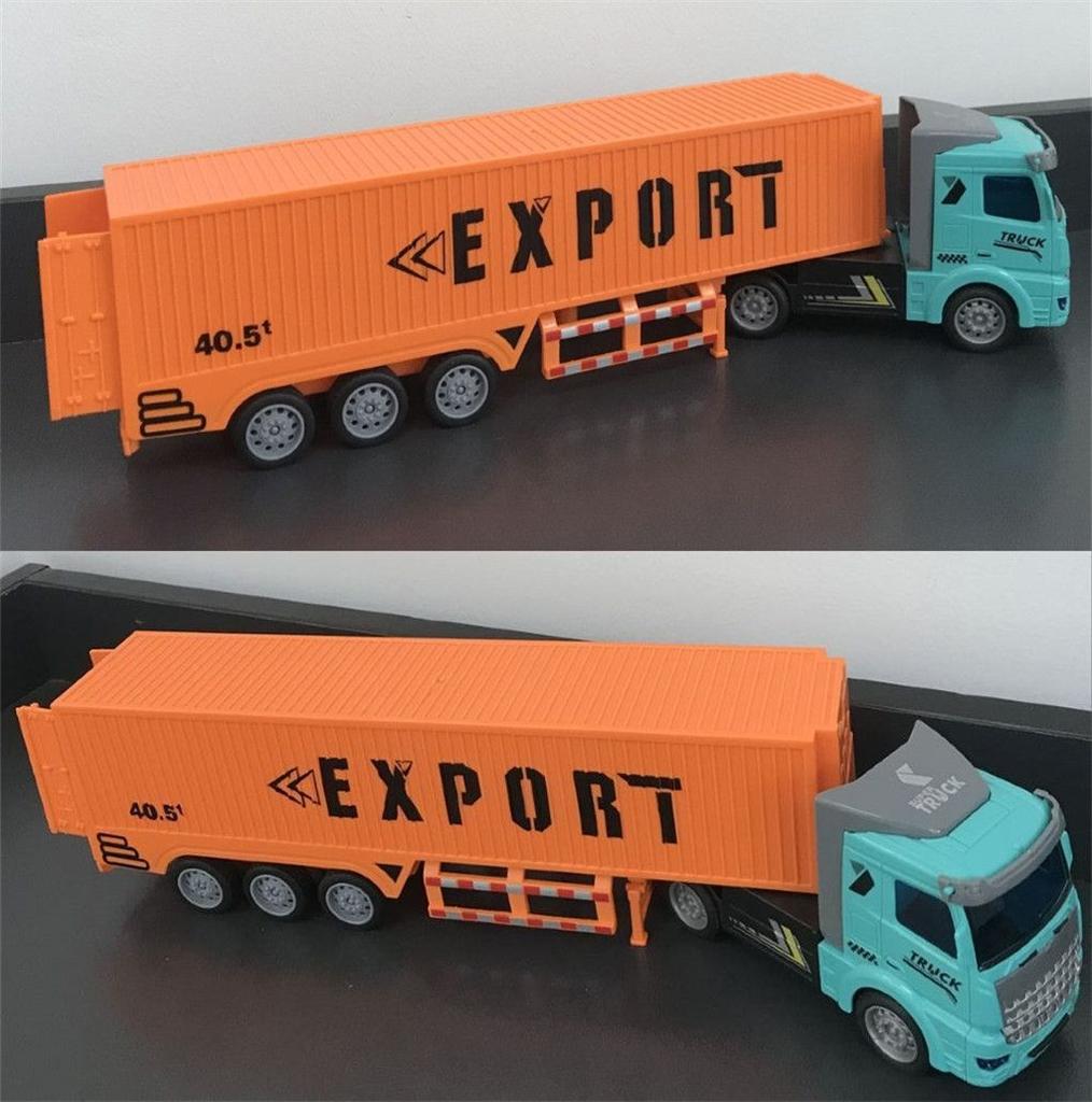 1:48 RC Truck Heavy-Duty Semi-trailer Transporter Remote Control Truck Radio Controlled Cars and Trucks Toys for Boys Gifts