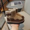 snow boots for girls  winter short boots for kids thickened warm casual cotton shoes
