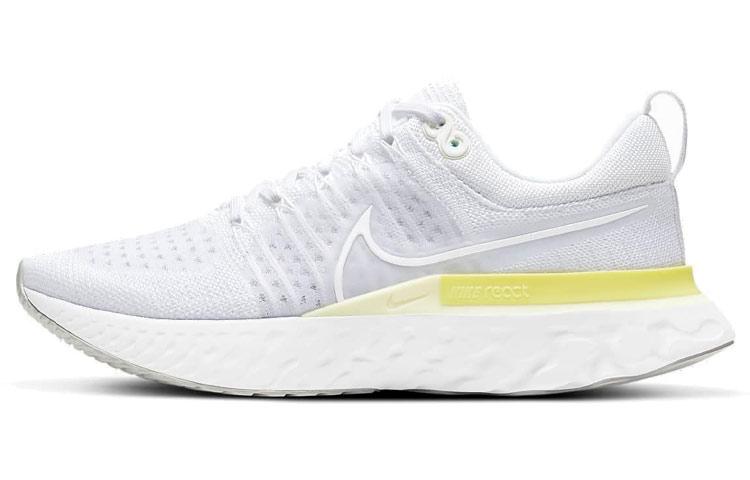 

Nike React Infinity Run Flyknit 2 White Light Citron Women s CT2423-100 36