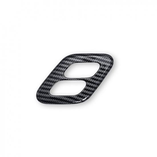 ABS Seat Adjustment Switch Button Panel Cover Trims For Genesis G80 -2025 ABS Carbon Fiber Pattern