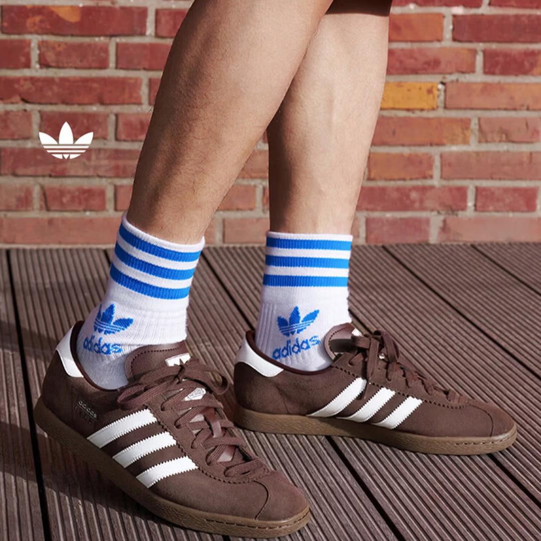 

Adidas T Head Shoes Городские Классические Спортивные Кроссовки Adidas Трилистник JR9553 35.5 коричневый