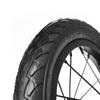 12 Black Aluminum Wheel With Pumped Tire