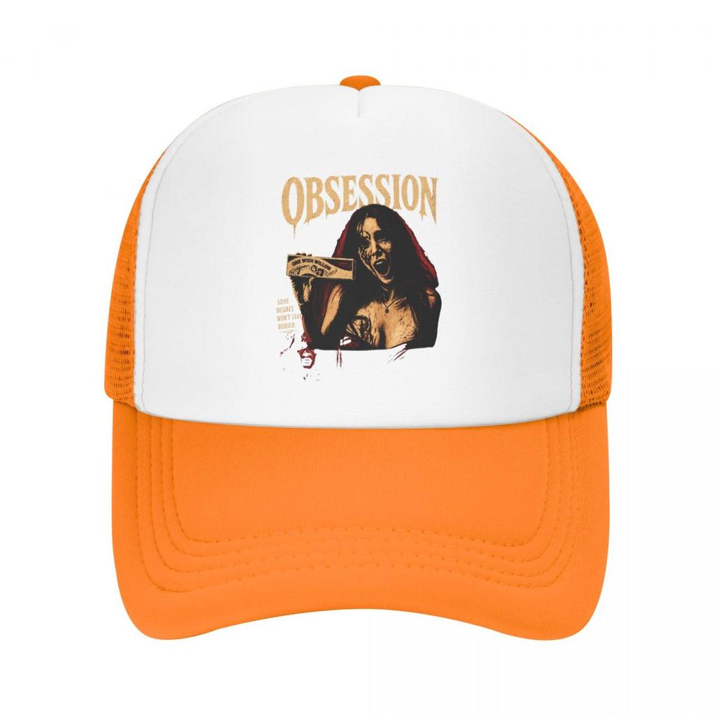 Obsession Movie Horror Funny Baseball Caps Mesh Hats Activities Peaked Adult Caps