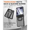 Full-cover Integrated Stand Case Suitable for Samsung ZFlip 20% Off Foldable Phone, Matte Skin-feel Zflip7 Protective Case