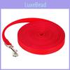 Cotton Pet Tape Leash With Solid Color Design Suitable For Walking Dog Daily Use