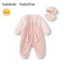 Balabala Baby Faux Lamb Fleece Winter Romper