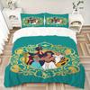 3pcs Aladdin and Friends Printed Quilt Set Soft and Comfortable Quilt Cover for Bedroom, Guest Room S003