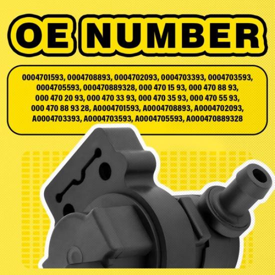 Vapor Canister Purge Valve For 1998-2006 Mercedes-Benz E320 S430 S500 0004701593