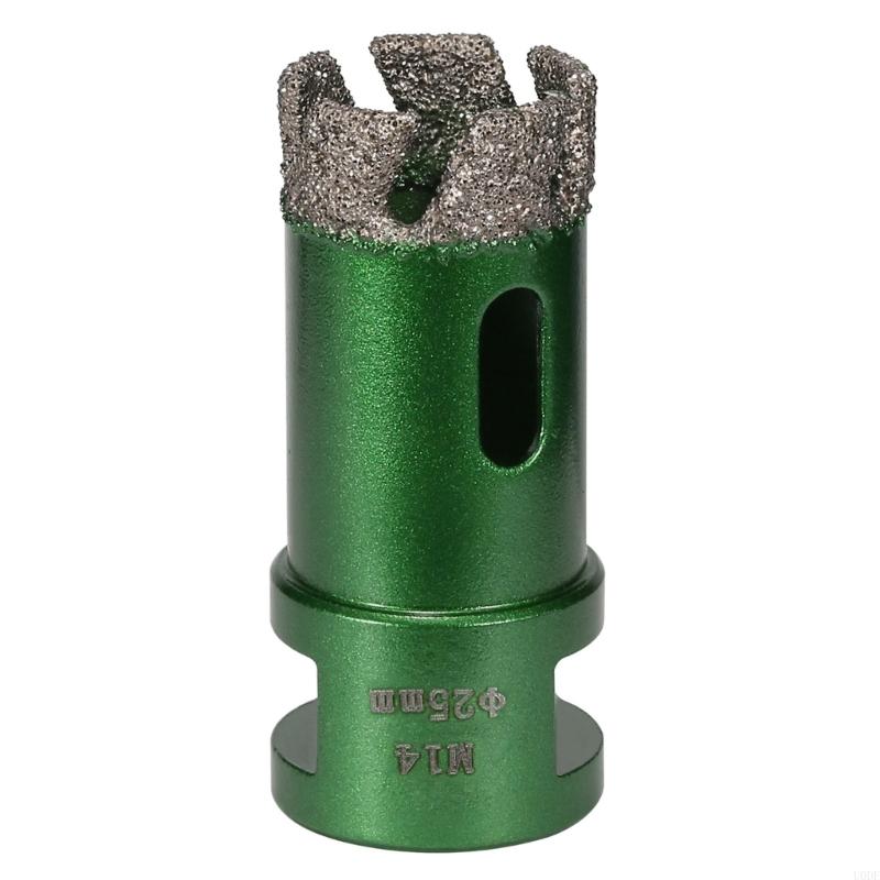   High Efficiency Threaded Teeth Brazed Hole Cutter For Tile Marble Glass 6-50mm