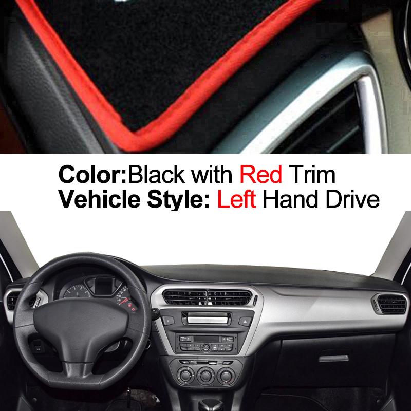 Car Auto Dashboard Cover Dash Mat Carpet Cape For Citroen C-Elysee 2014 2015 2016 2017 2018 2019 Anti-sun Sun shade Dashmat