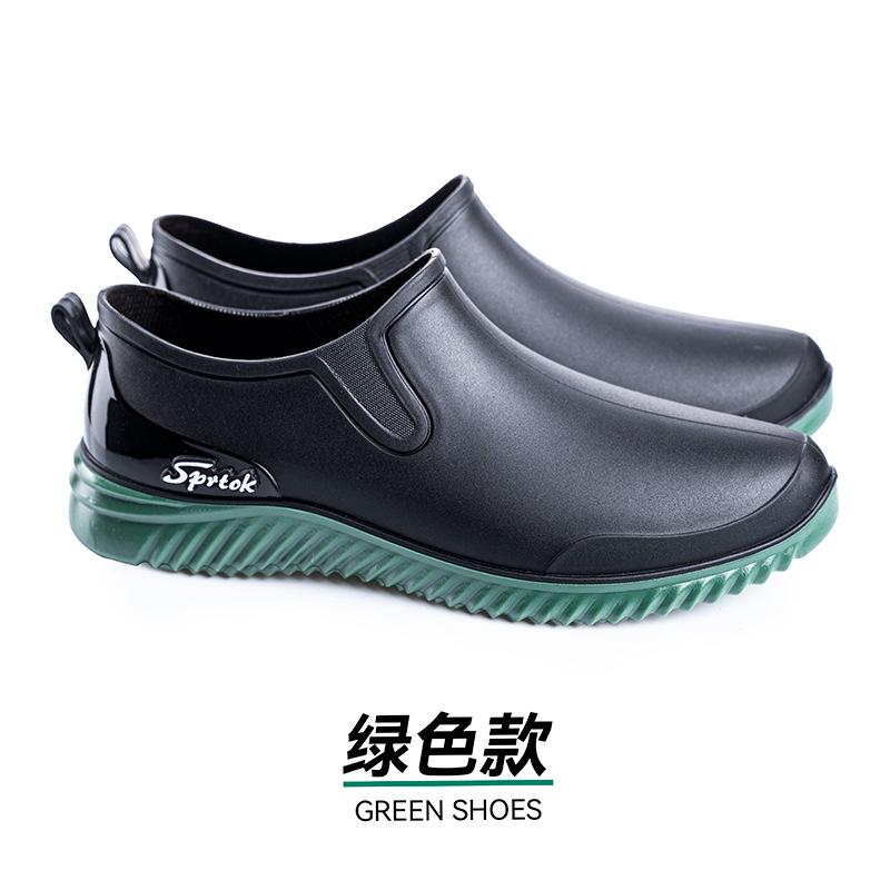 

Модная низкая обувь для воды, мужская водонепроницаемая и нескользящая обувь на толстой подошве, износостойкая, с неглубоким вырезом, обувь для работы шеф-повара, устойчивая к автомойке 44