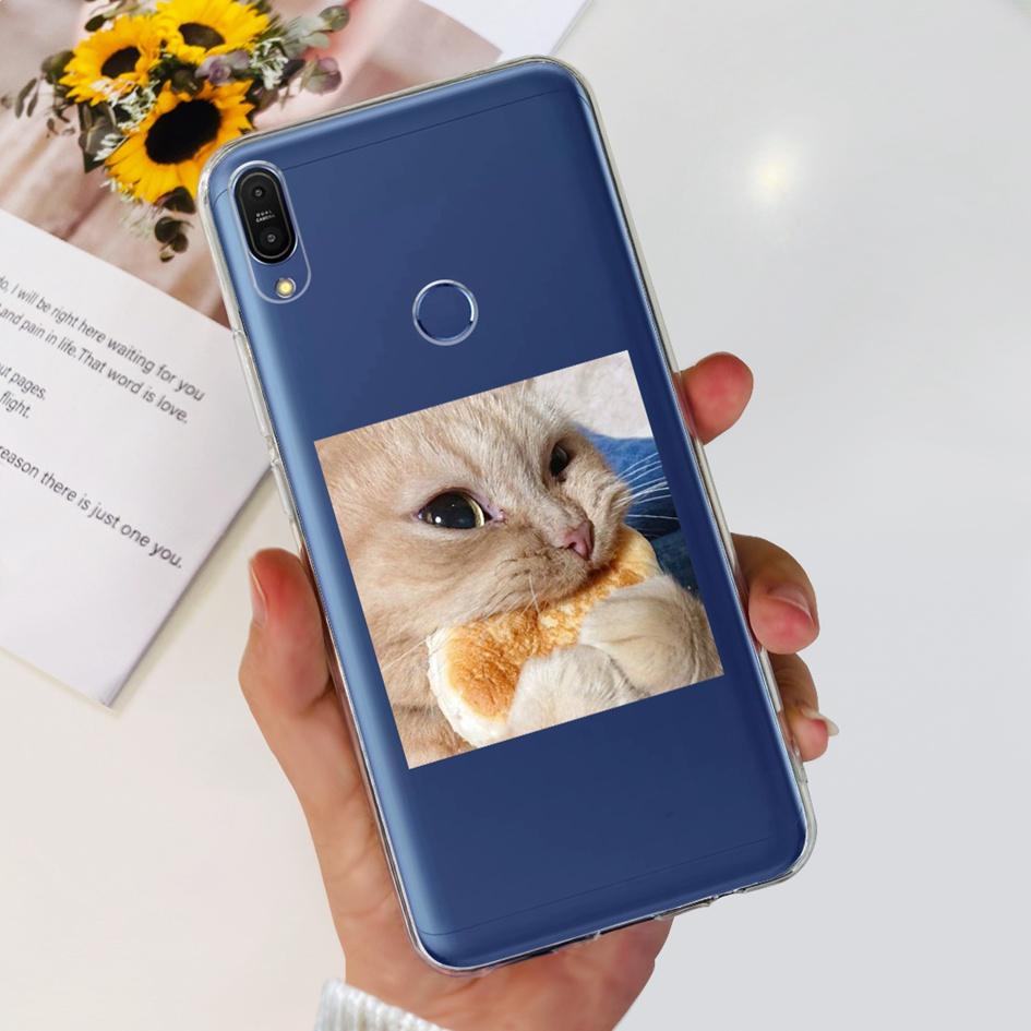 5.99" Case For Asus Zenfone Max Pro (M1) ZB601KL ZB602K Cover X00TDB Fashion Pattern Clear Soft Silicone Fundas Phone Back Cover