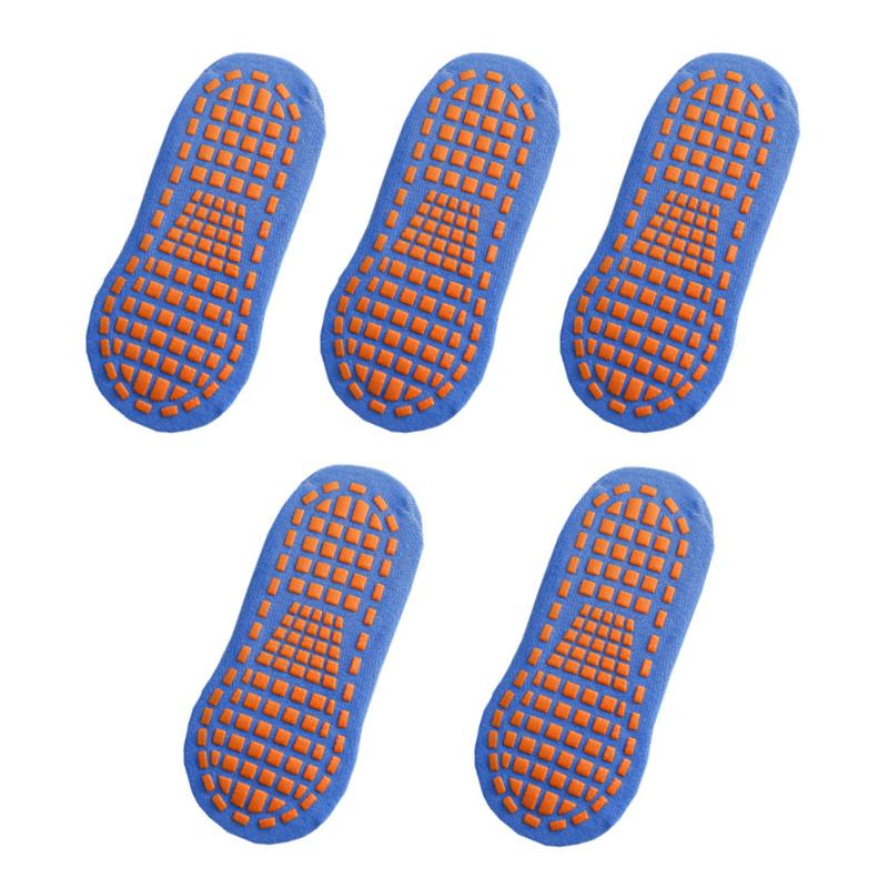 5 Çift/Set Erkek Kaymaz Pamuk Çorap Kadın Çocuk Yaz Komik Trambolin Yoga Kaymaz Bilek Kısa Çorap Parti