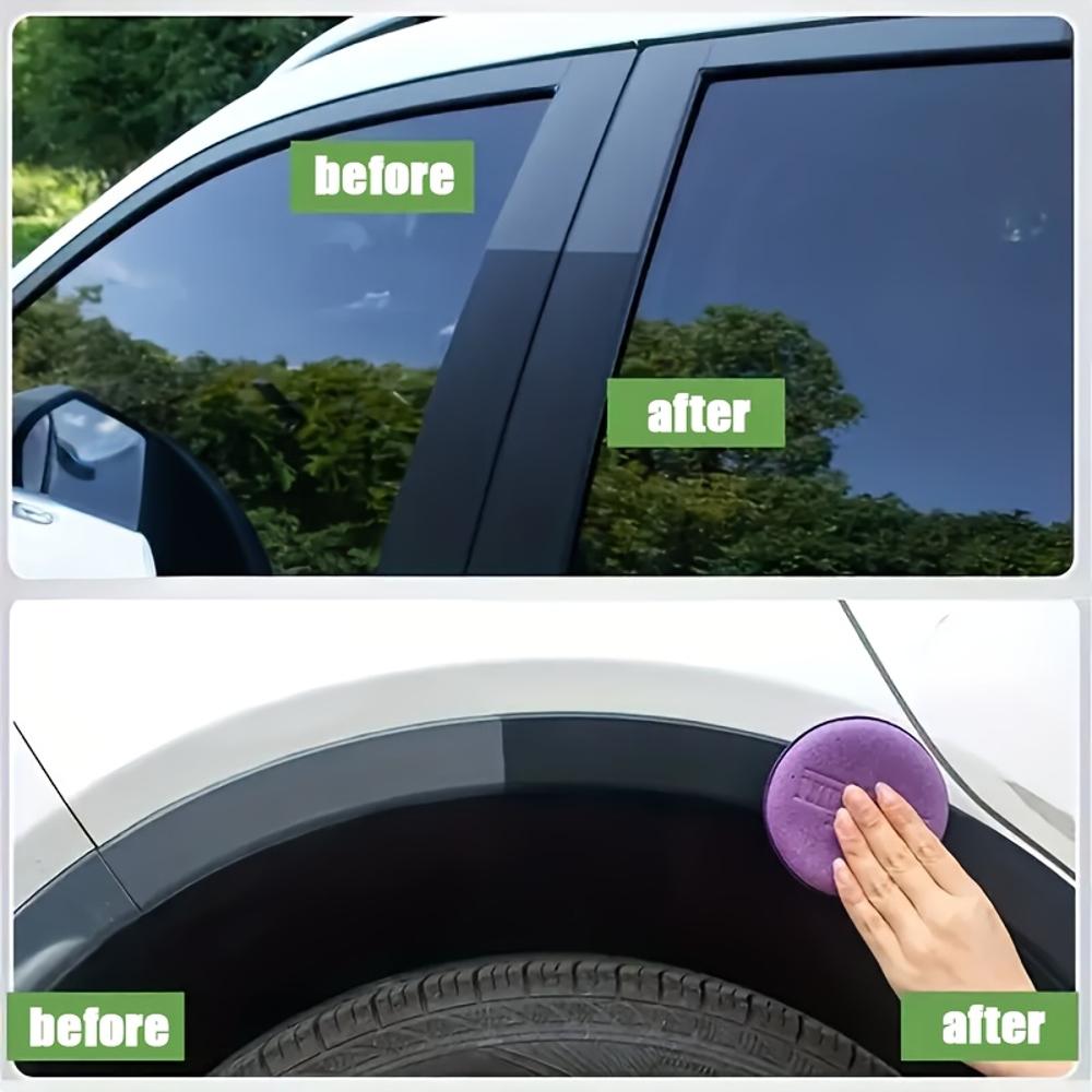 1pc car plastic parts repair paste, black interior panel repair and polishing paste, aging prevention refurbishment paste, repai