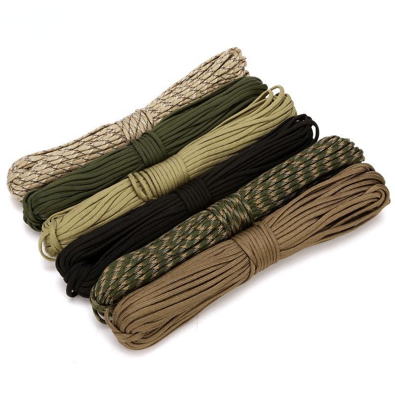 7-core 4mm Umbrella Rope Outdoor Multifunctional Mountaineering Parachute Equipment Safety Rope 31 Meter Umbrella