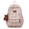 Zaino Scolastico a Quadri Borsa Scolastica Studente Universitario Femminile Zaino Leggero per Computer Nuovo Zaino Casual per Studente delle Medie Versatile Donna