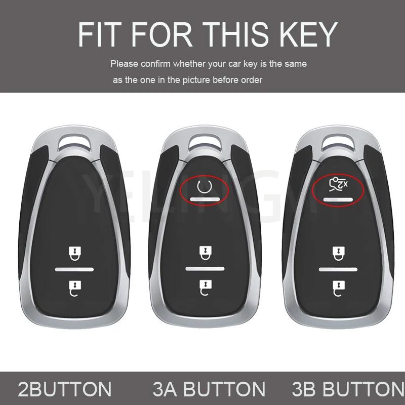 TPU Remote Car Key Case Cover For Chevrolet Onix Equino Orlando Cruze Spark Sonic Camaro Volt Bolt Trax Malibu  Traverse Blazer