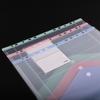 Korean Style 11-Hole Transparent File Pocket for Student Exams, Office Documents, and Pregnancy Checkup Archives.