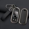 Auto Key Fob Cover Fit For Buick B 5 Buttons Opel Astra G H J Mokka Insignia Vectra Meriva Corsa Zafira Zinc Alloy+Leather Auto Accessories
