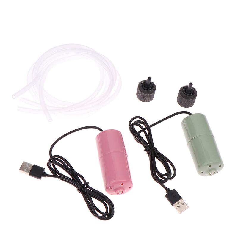 Aquarium Oxygen Air Pump Usb Small Oxygenator For Fish Tank Silent Air Compressor Mini Aerator Portable Fish Tank Accessories
