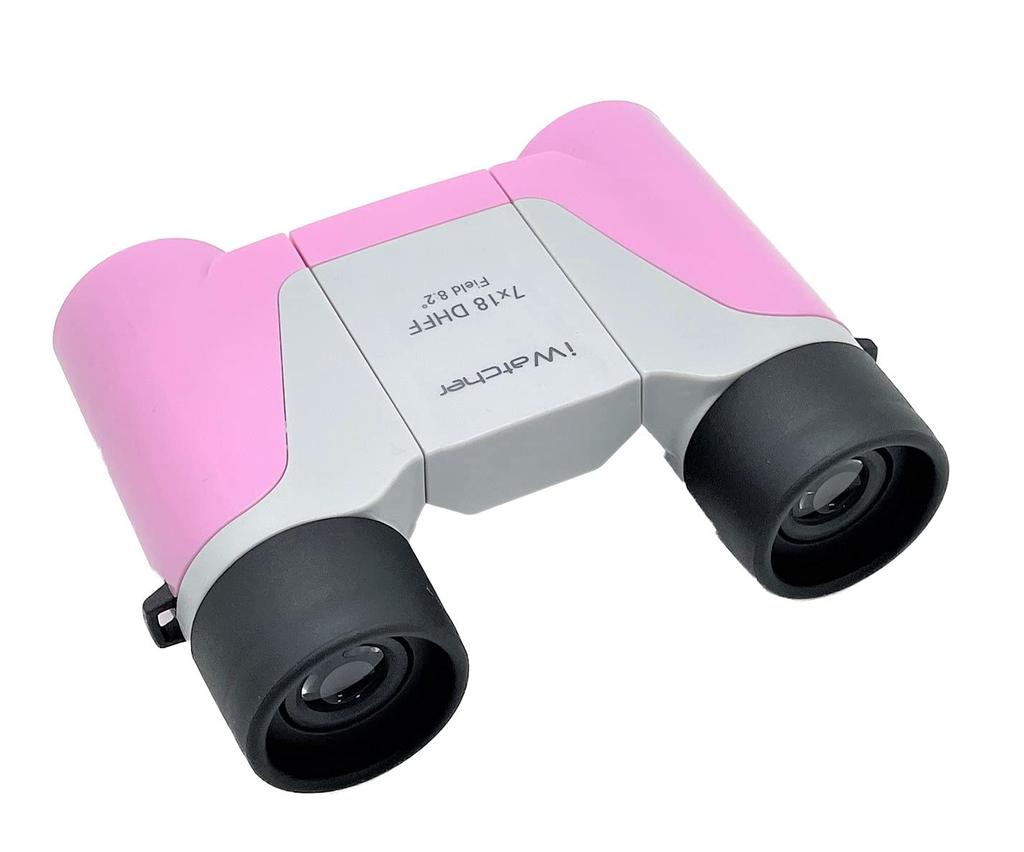 iWatcher 7x18" DHFF Binoculars - No Focusing Required Just Look Through Perfect for Outdoor Activities, Bird Watching, and Concerts. Includes Strap.