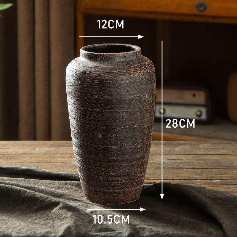 Ваза из терракоты ручной работы для сухих или свежих цветов - Дышащий дизайн для гидропоники
