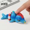 Artikuliertes Delfin-Spielzeug 3D-gedruckte Figur, Schwimmring Fidget Toy, Flexible Gelenke Dekoration für Rucksack Handtasche Geldbörse Anhänger Rucksäcke Anhänger