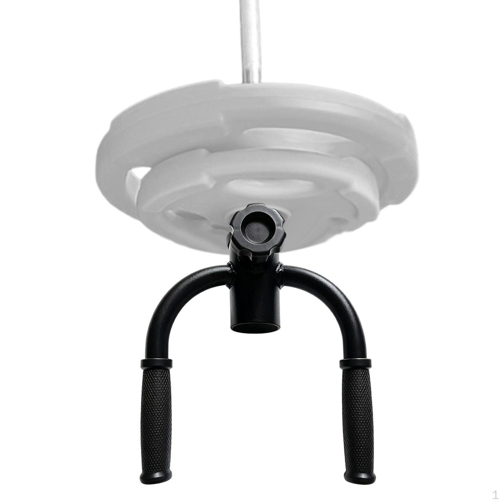 

Attachment Hand Grip Home Gym Equipment Sturdy Handle for Barbell Strength Training Bar чёрный