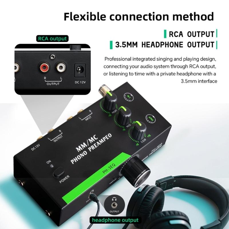High Fidelitys MM MCs Turntables Preamplifier Featuring Balanced XLRs Input Output And Customizable Basses Mids Trebles Controls