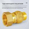 Copper Anti-Spin Check Valve DN15mm 1/2" To 3/4" - High Flow Household Shut-off Valve