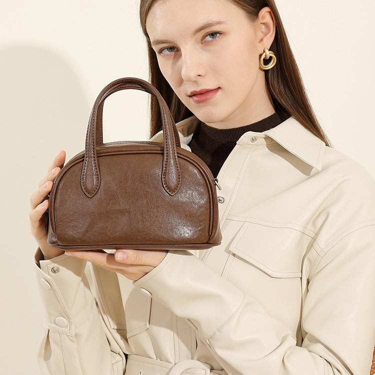 

Niche Cowhide Handbag Cowhide Women s Bag чорний